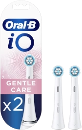 Набор насадок Oral-B iO Gentle Care для ирригатора и электрической щетки, белый, 2 шт.