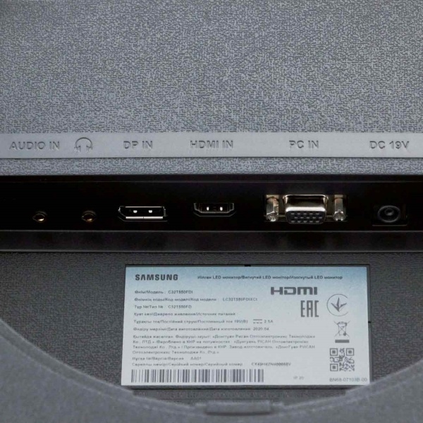 Монитор Samsung C32T550FDI 32", черный фото 6