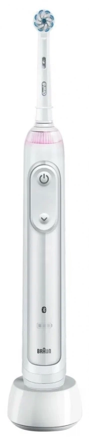 вибрационная зубная щетка Braun Smart D700.513.5 Sensitive, белый фото 1