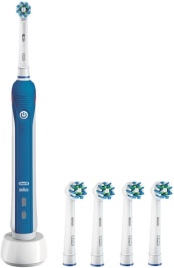 Электрическая зубная щетка Braun Oral-B Pro 2400/D501.513.2 + EB50 CrossAction, 4 шт