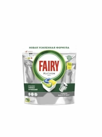 Капсулы таблетки для посудомоечной машины Fairy Platinum All in One Лимон 70 шт./уп.