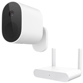 Камера видеонаблюдения Xiaomi Mi MWC13 Wireless Outdoor Security Camera 1080p Set Global белый/черный