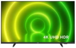 43" Телевизор Philips 43PUS7406/60 2021 HDR, черный