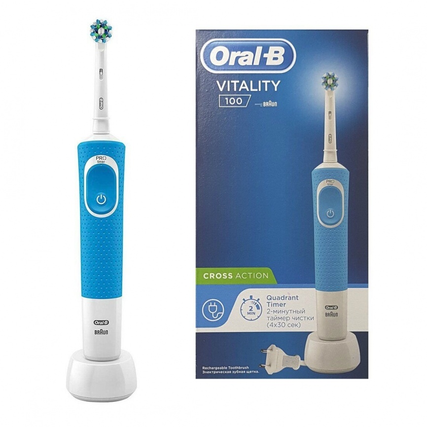 Электрическая зубная щетка Oral-B Vitality 100 CrossAction фото 1