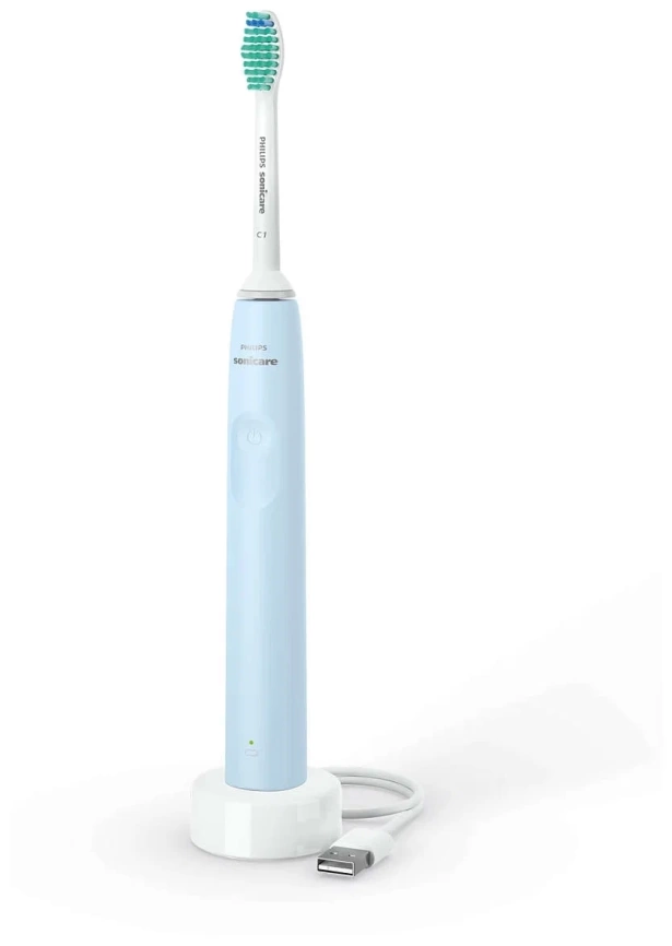 звуковая зубная щетка Philips Sonicare 2100 Series HX3651, голубой фото 1
