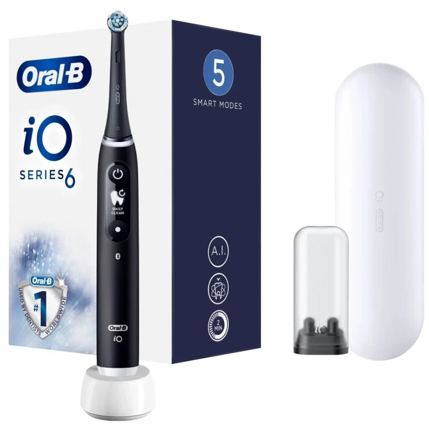 Электрическая зубная щётка Oral-B Oral-B iO 6, черный фото 1