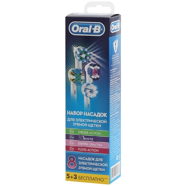 Насадка для зубной щетки Braun Oral-B 8 шт фото 2
