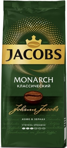 Кофе в зернах Jacobs Monarch, 230 гр фото 1
