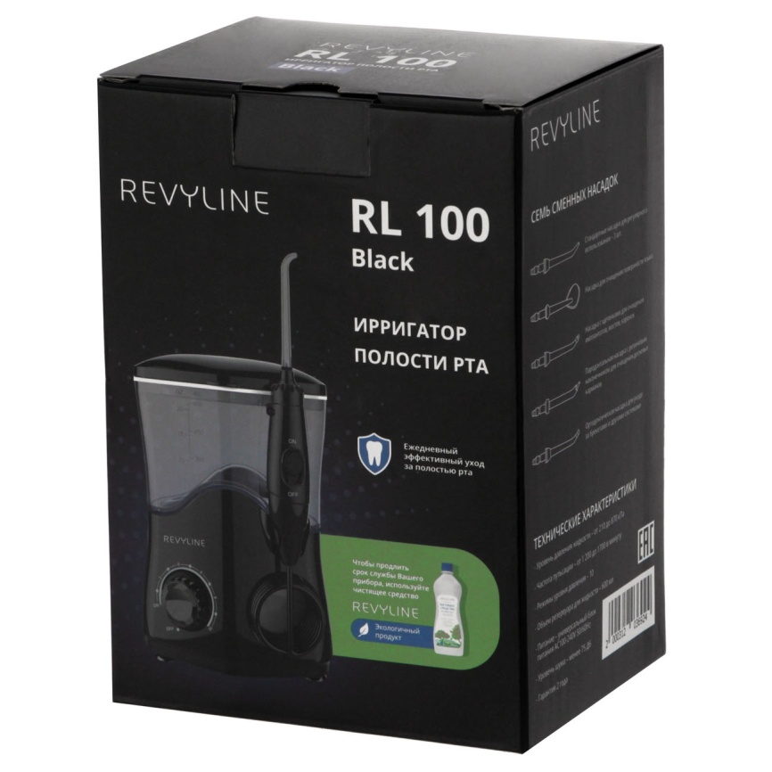 Ирригатор Revyline RL100, черный фото 6