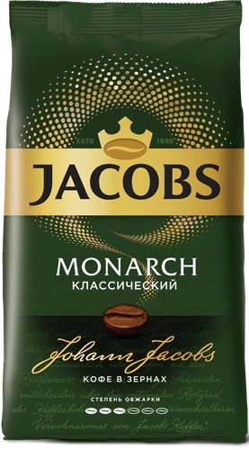 Кофе в зернах Jacobs Monarch, 1 кг фото 1