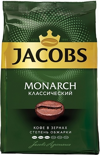 Кофе в зернах Jacobs Monarch, 800 гр фото 1