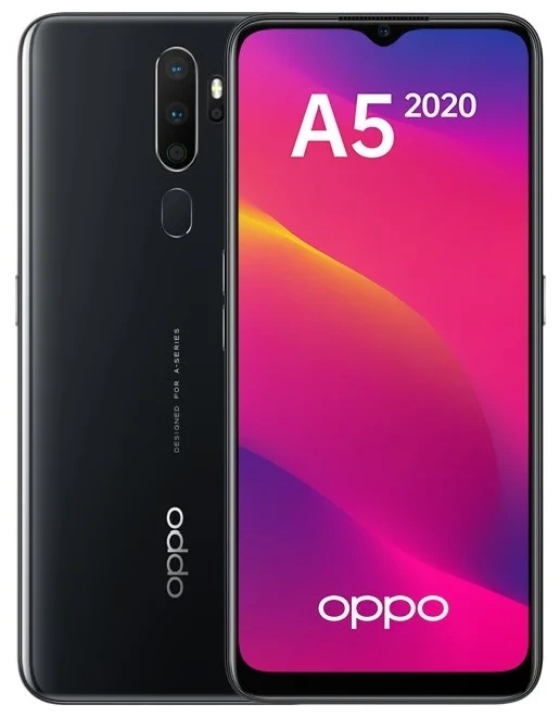 Смартфон OPPO A5 2020 3/64GB, черный глянец фото 1