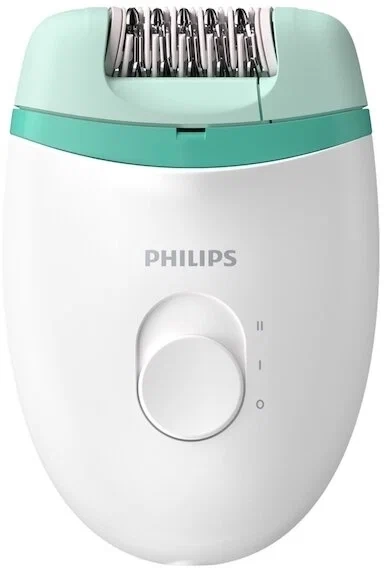 Эпилятор Philips BRE 224/225 Satinelle Essential, белый/зеленый фото 1